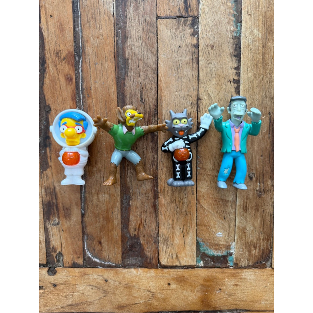 Vintage Burger King halloween Simpsons Figures